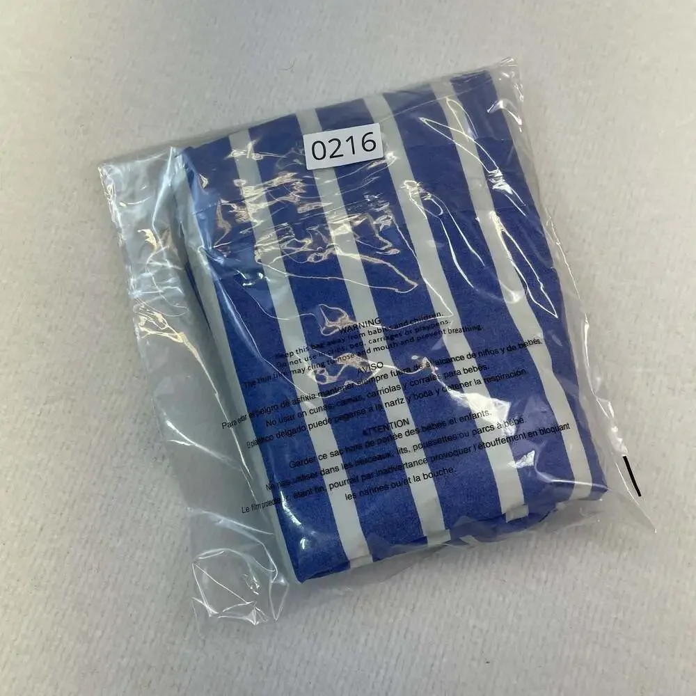 Polo Ralph Lauren US-RL Rescue Patrol Blue and White Striped Swim Trunks Sz 32